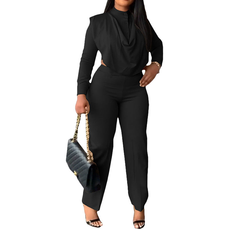 Women's Top Tight Trouser Set
