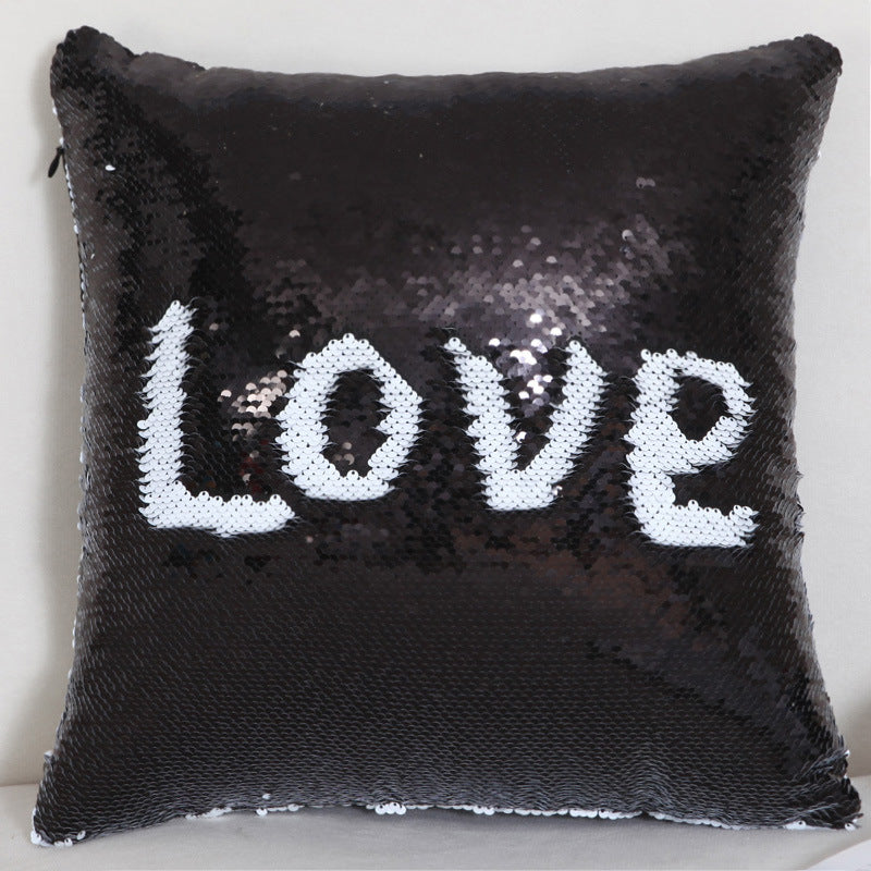 Trendy Pillow Magic Sequin Sofa Pillow Cover Gift