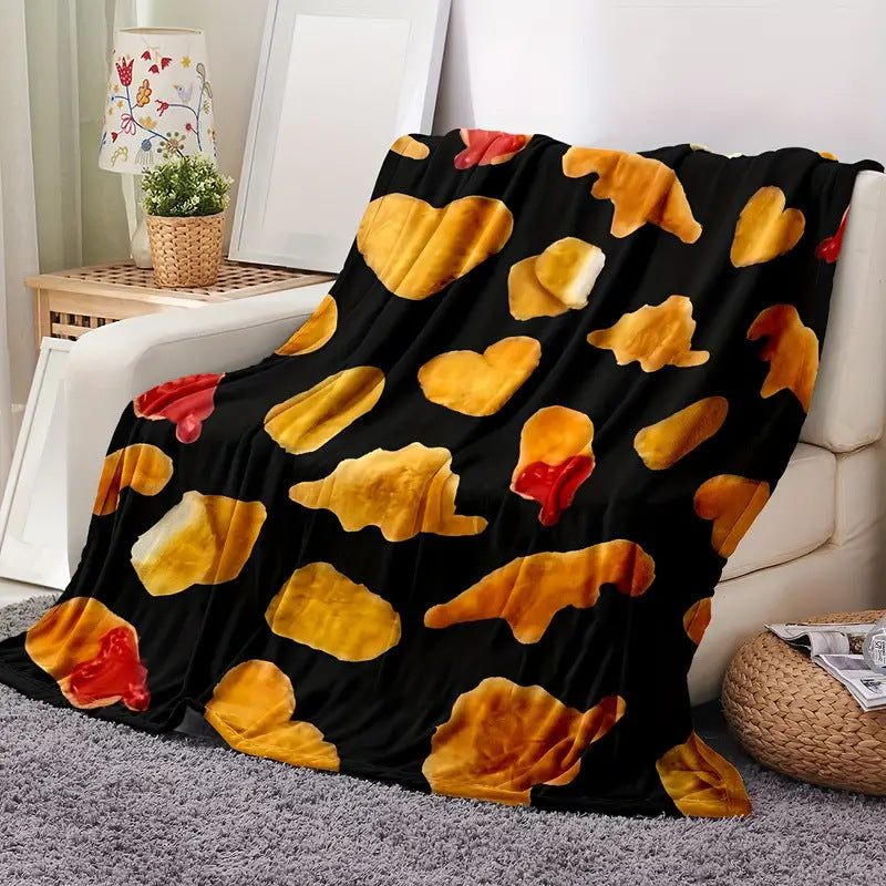 Chicken blanket lunch blanket soft blanket sofa gift blanket travel camping living room air conditioning blanket