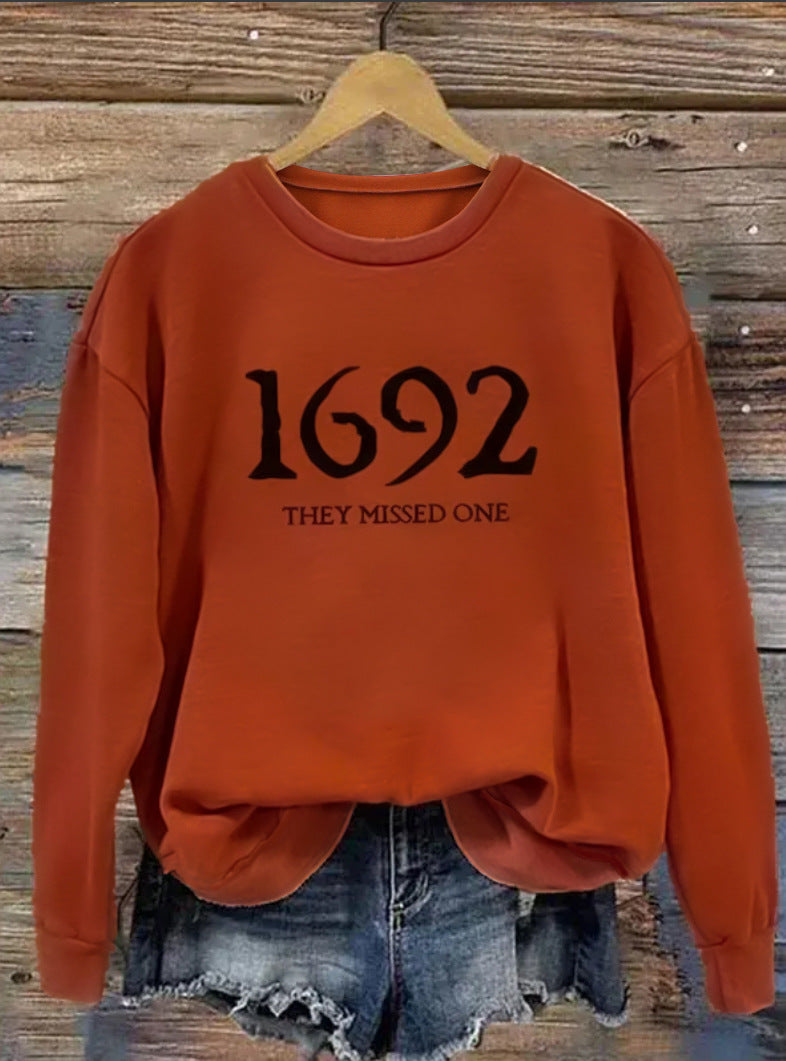 Women's Casual Long Sleeved Printed Hoodie