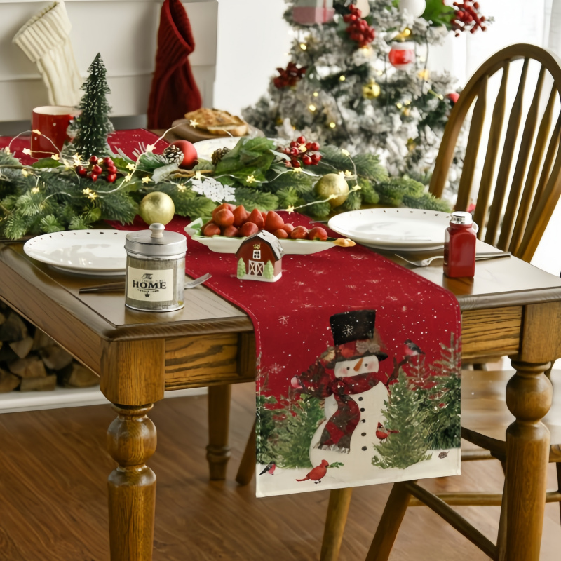 Christmas Print Table Runner