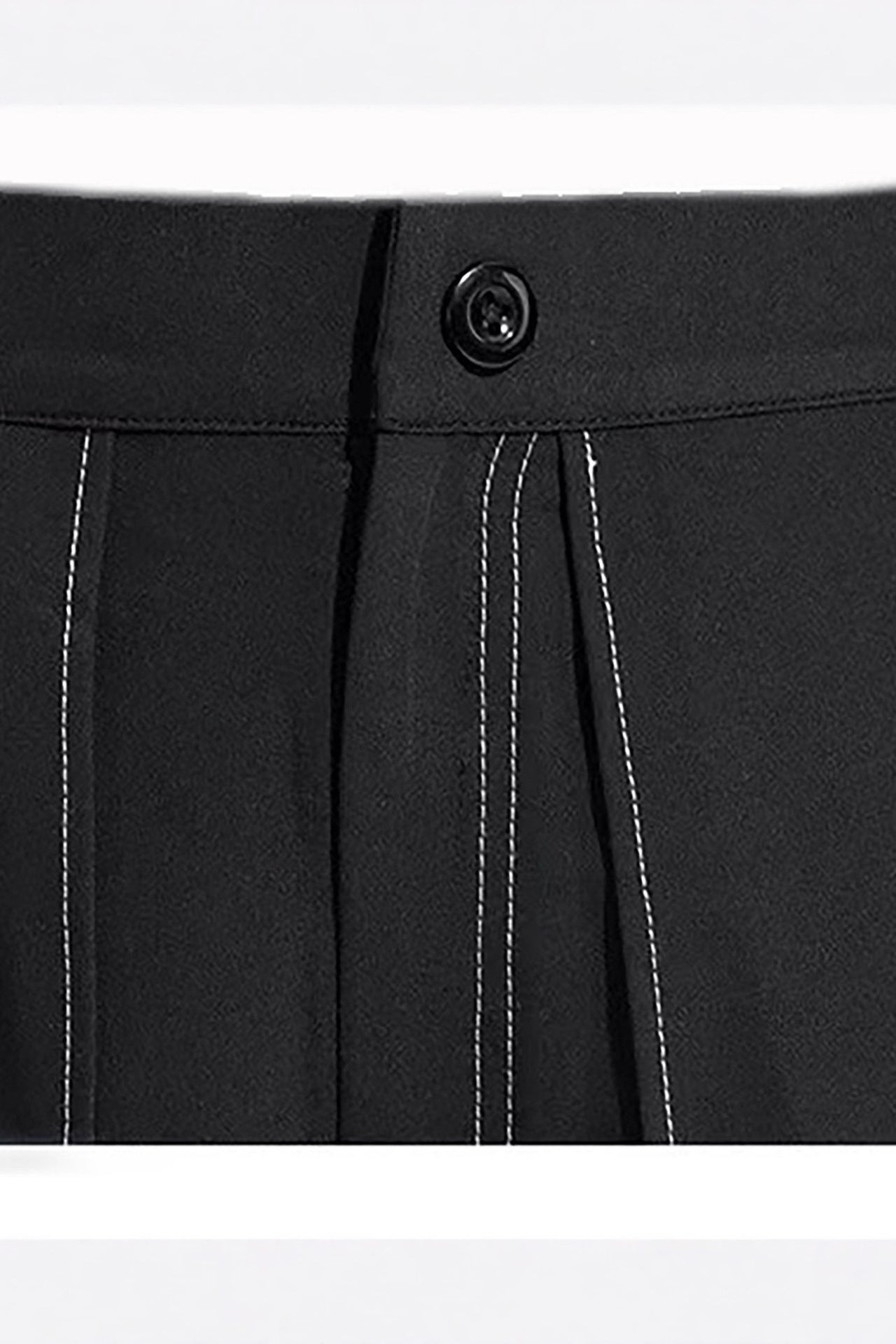 Fashionable Dark Style Irregular Layered Skirt Pants*