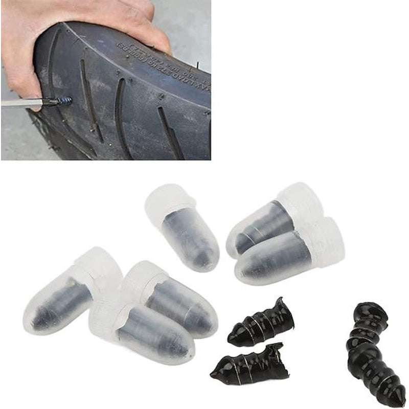 10Pcs Vacuum Tyre Repair Nail Car Scooter Bike Motorcycle Universal Tubeless Rubber Nails Tire Puncture Repair Accessories 2024 - $5.49