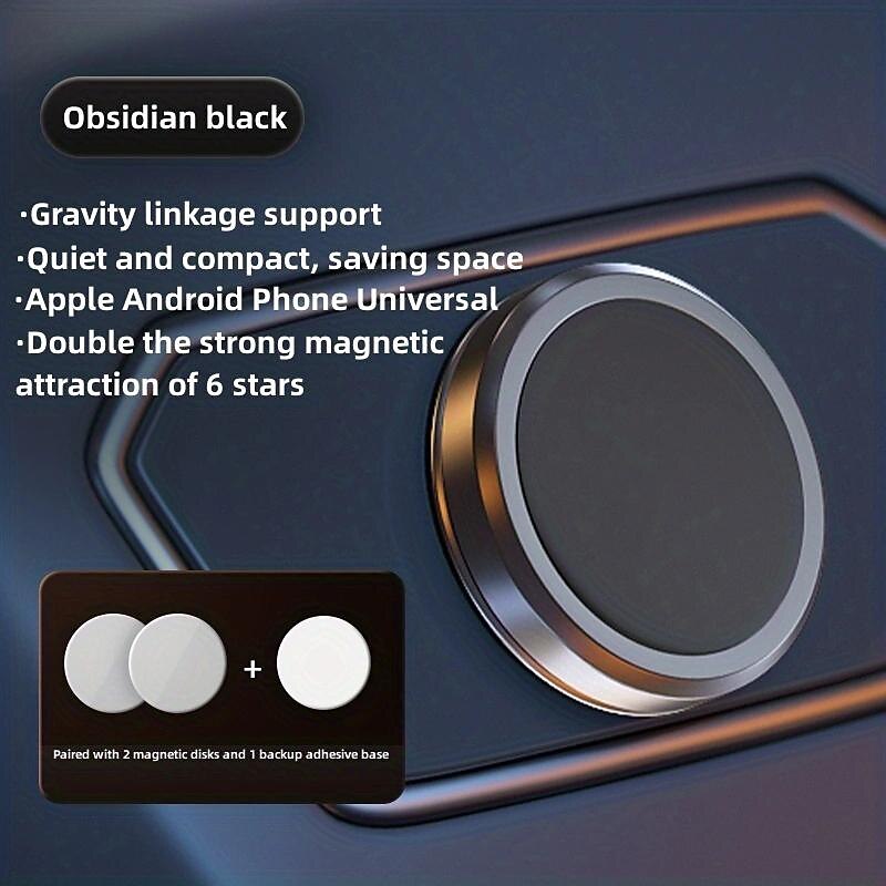 Steering Wheel Phone Holder Rotatable Anti-Slip Lazy Bracket Phone Holder for Car Compatible with All Mobile Phone Phone Accessory 2024 - RON 46.07