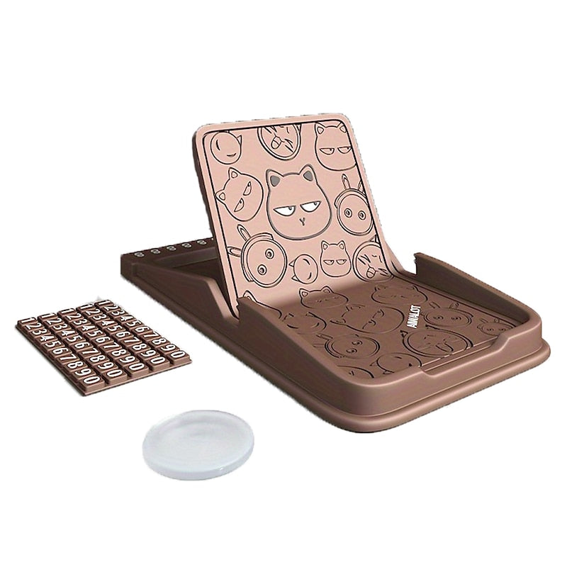 Starfire Car Mobile Phone Holder Car Holder Car Navigation Rack Snap-On Fixed Support Frame Creative Anti-Slip Mat 2024 - $13.99