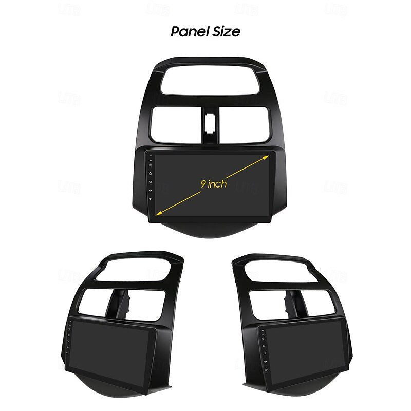 Android 12 Car Radio for Chevrolet Spark Beat Matiz Creative 2010-2014 Multimedia Stereo Carplay Navigation System Frosted Black 2024 - $106.99