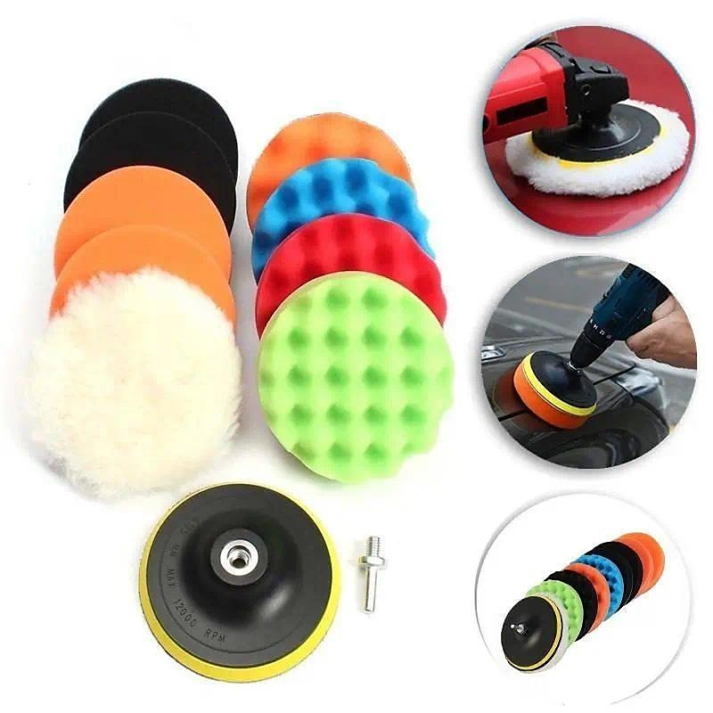 Car Polishing Sponge Pads Kit Foam Pad Buffer Kit Polishing Machine Wax Pads for Auto Motorcycle motor vehicle Removes Scratches 2024 - $9.99