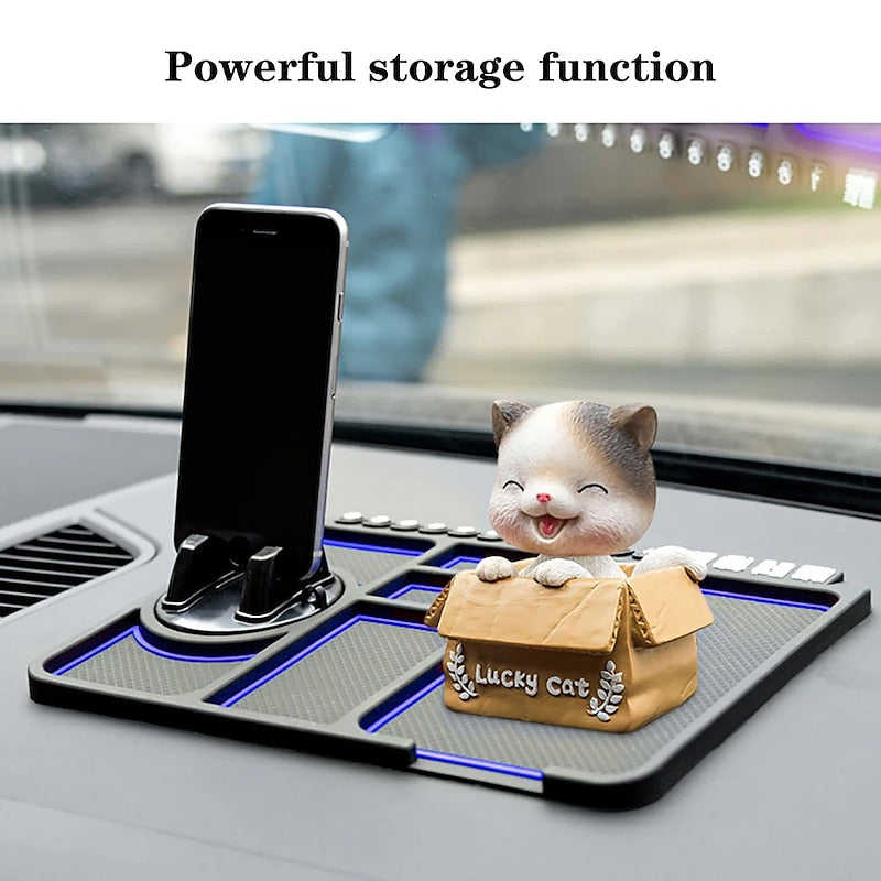 Multifunctional Car Anti-Slip Mat Non-Slip Phone Sticky Anti Slip Dash Mount Phone Silicone Car Board Mat Pad 2024 - $8.99