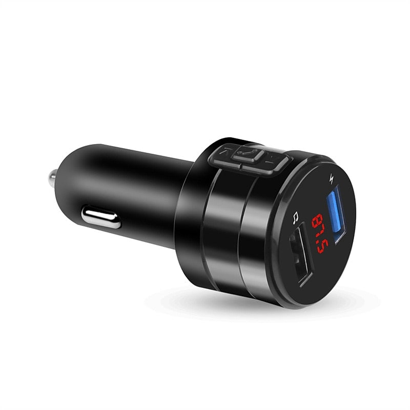 Wireless Bluetooth 5.0 Car FM Transmitter MP3 Music Player AUX Radio Adapter Dual USB Charger Handsfree Car Kits 2024 - $10.99
