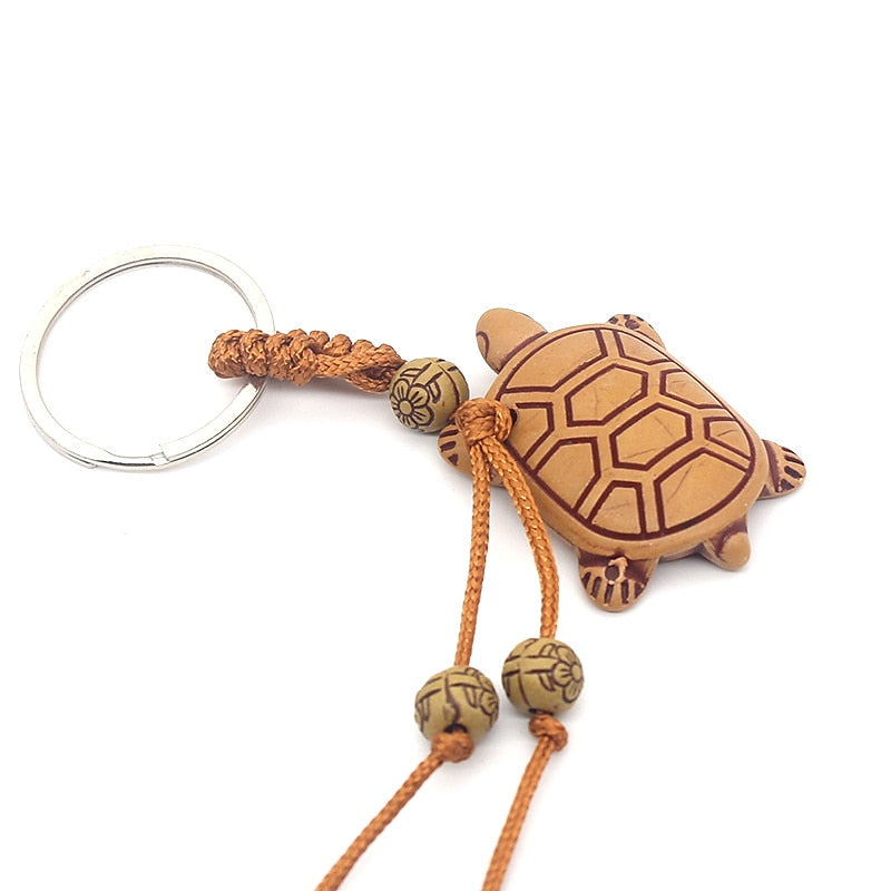 Vintage Polyresin Lucky Elephant Carved Pendant Keychain - Perfect Gift for Men and Women! 2024 - $4.99