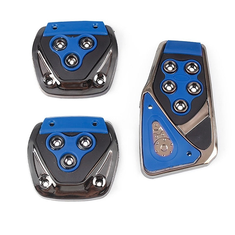 3Pcs Universal Non Slip Pedals Accelerator Brake Clutch Footrests Cover Set for Manual Transmission Car 2024 - $7.99