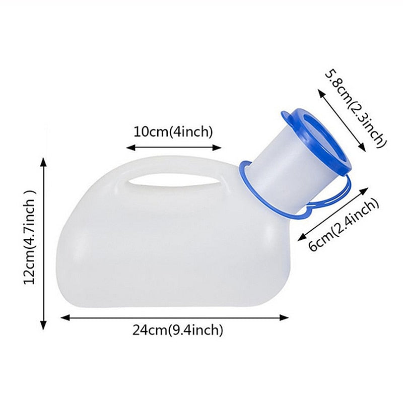1PC 1000ML Portable Plastic Mobile Urinal Toilet Aid Bottle Outdoor Camping Car Urine Bottle For Women Men Journey Travel Tools 2024 - $11.99