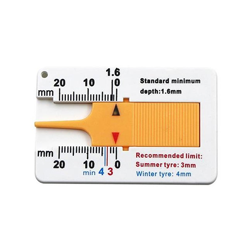 Car Wheel Tire Depth Gauge 0-20mm Tyre Tread Depthometer Depth Indicator Gauge Gage Motorcycle Trailer Van Measure Tool 2024 - $8.99