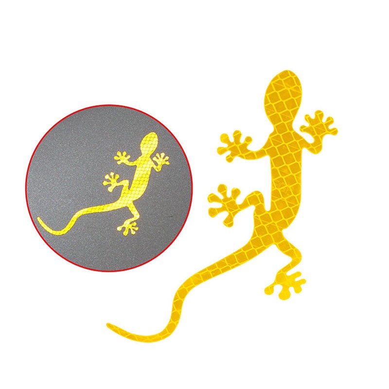 2Pcs Car Reflective Sticker Safety Warning Mark Cars Auto Exterior Accessories Night Driving Warning Gecko Strip Light Reflector 2024 - $6.99