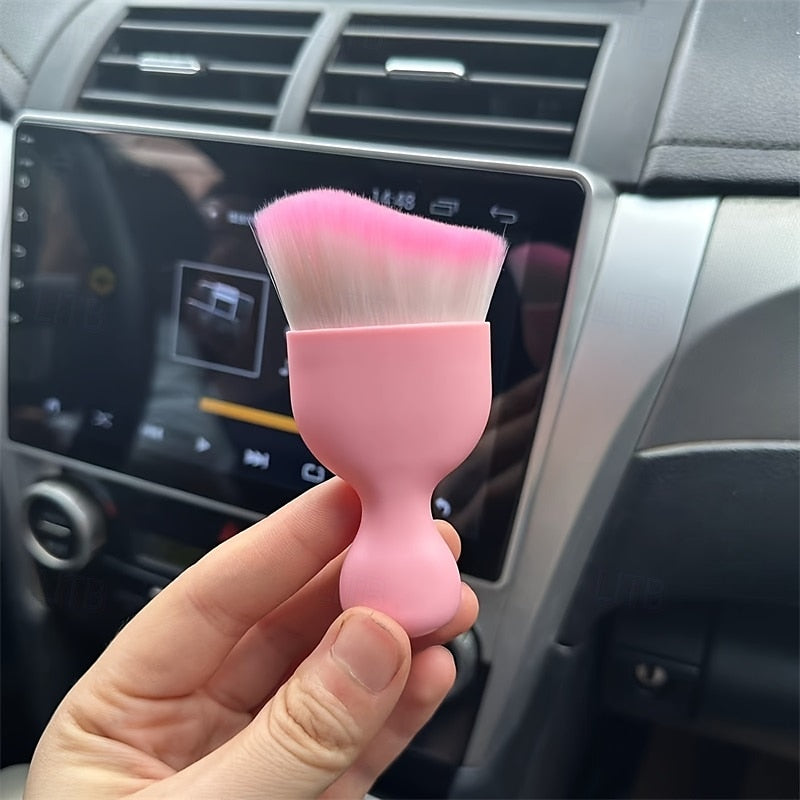 2pcs Car Interior Detail Brush Cleaning Maintenance Car Brush Air Conditioner Air Vent Dust Soft Bristle Brush Car Cleaning Care Brush 2024 - $10.99