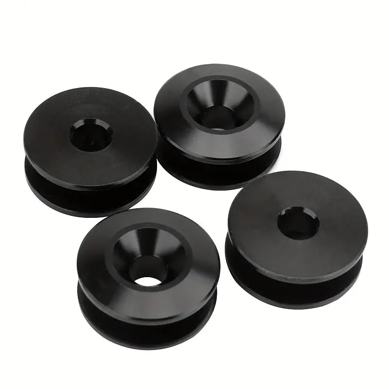 Aluminum Alloy Car Bumper Trunk Fender Cap Fixed Screw Reinforced Washer Black 2024 - $6.99