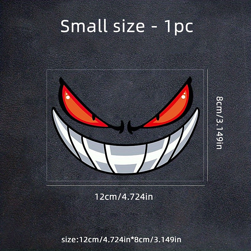 2PCS Make Your Car Stand Out with Demon Eyes Car Sticker Expression Decals! 2024 - $5.49