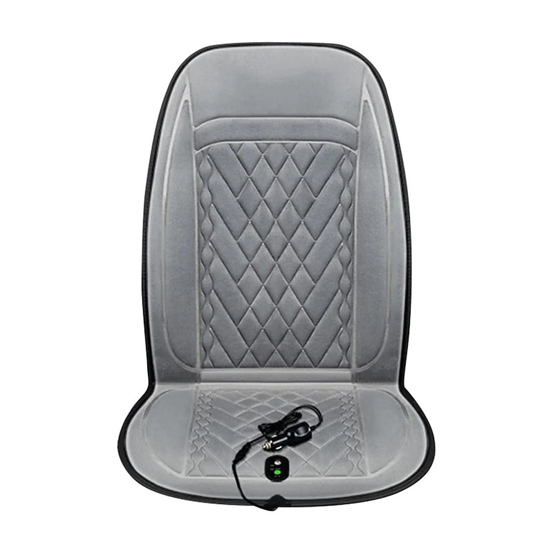 New 12V-24V Heated Car Seat Cushion 3 Gear Adjustable 30s Quick Heating Pads Car Seat Heater Winter Warmer Auto Seat Heating Mat 2024 - GBP £18