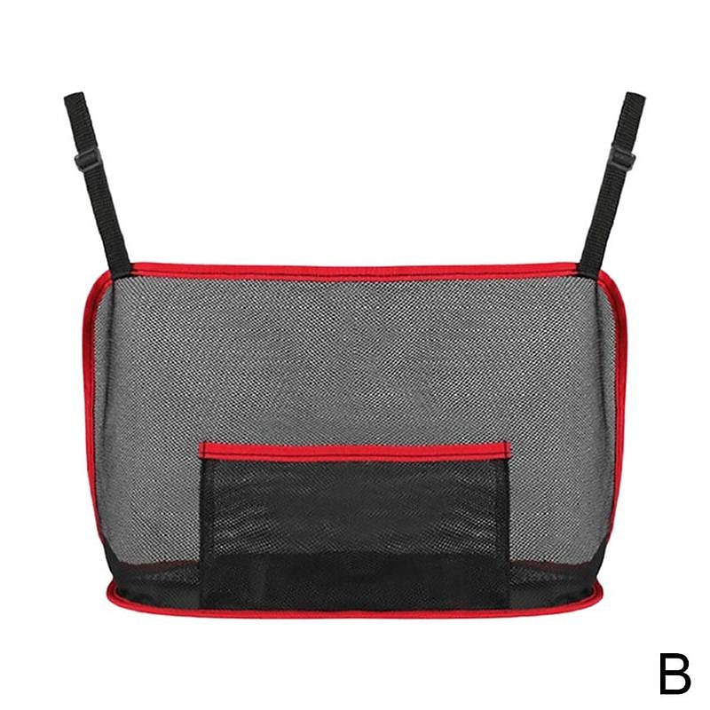 Car Net Pocket Handbag Holder. Durable Car Seat Storage and Handbag Holding Net. Thickened Polyester Fiber Hanging Storage Bag Between Car Seats for C