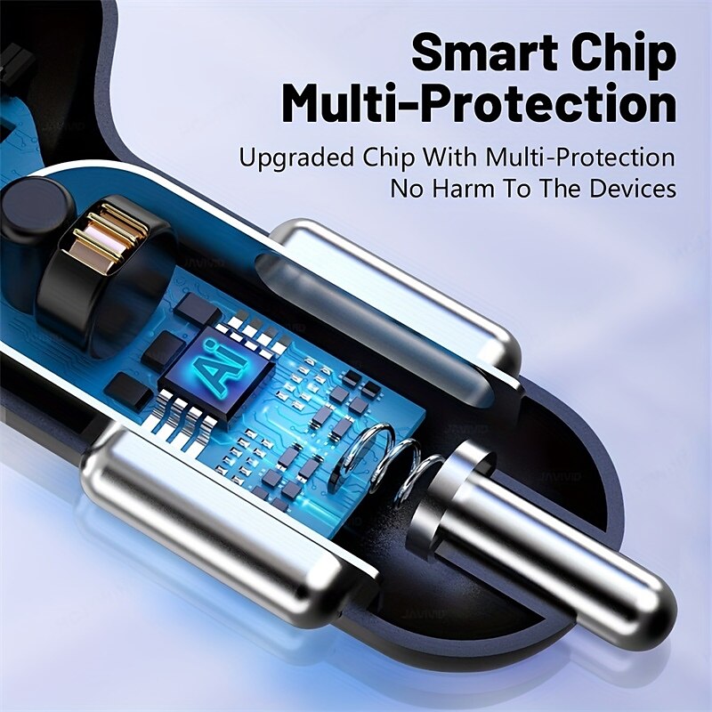 250W PD USB Car Charger Fast Charging Type C USB Phone Adapter In Car For Car Quick Charger 2024 - $9.99