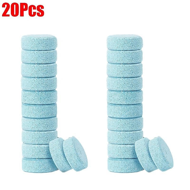 StarFire 10/20pcs Solid Cleaner Car Windscreen Cleaner Effervescent Tablet Auto Wiper Glass Solid Cleaning Concentrated Tablets Detergent 2024 - GBP £