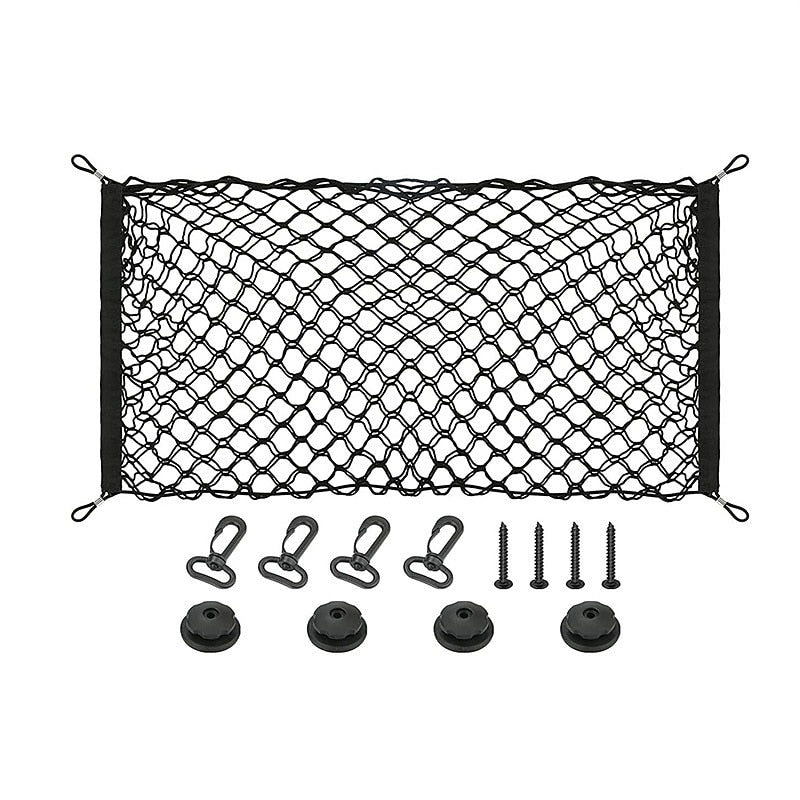 Car Trunk Storage Mesh Bag Elastic Luggage Cargo Storage Net Net Pocket For Motorcycle Motorbike Bike Cars Trucks ATVs With Hooks 2024 - $8.99