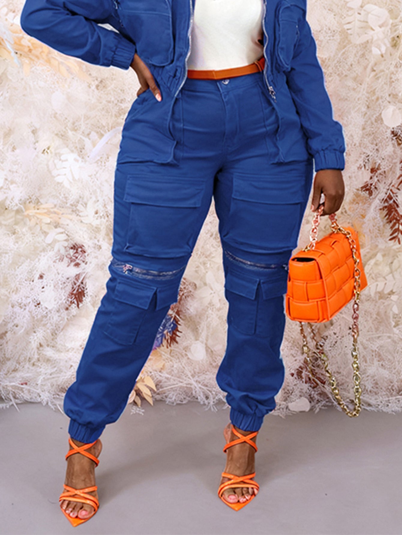 Casual Flap Pockets Cargo Joggers