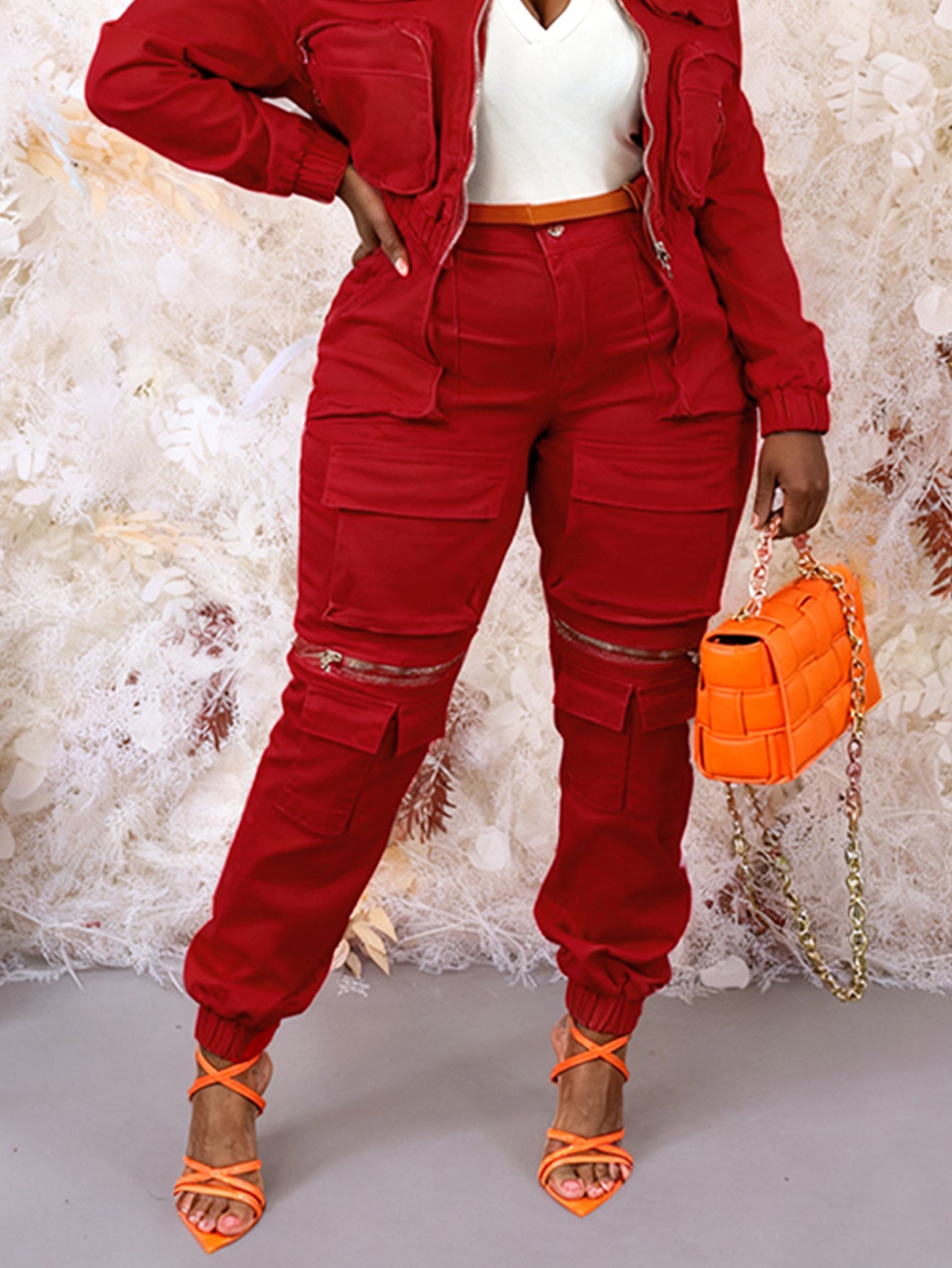 Casual Flap Pockets Cargo Joggers