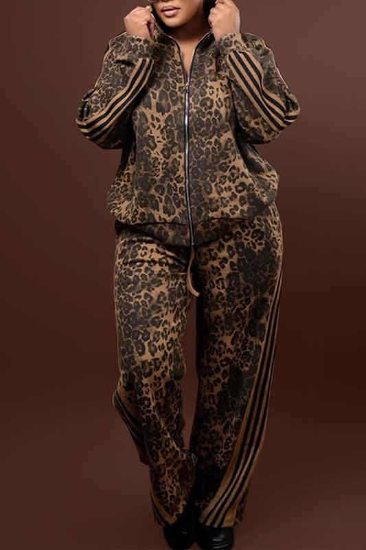 Fashion Leopard Print Pants