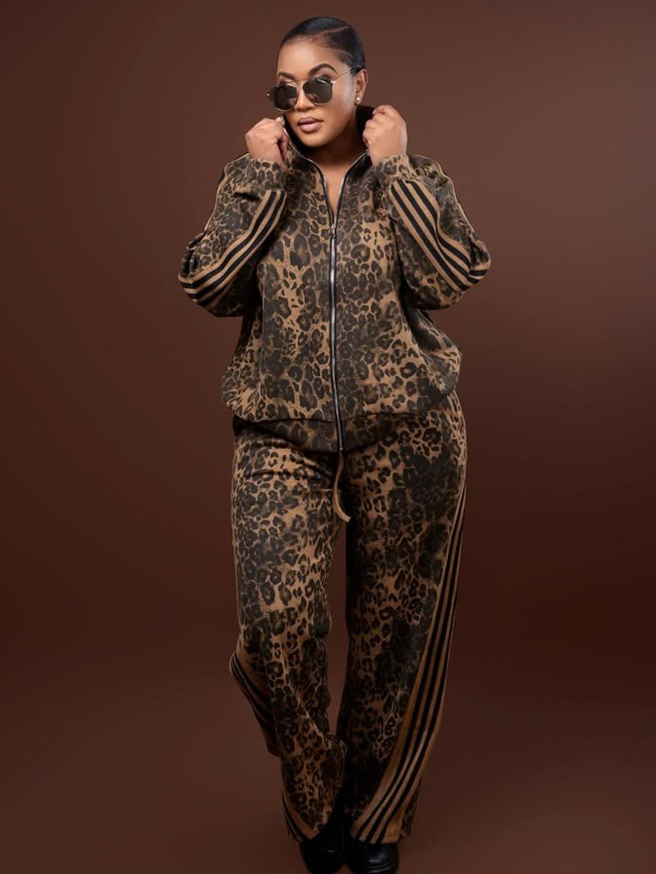 Fashion Leopard Print Pants