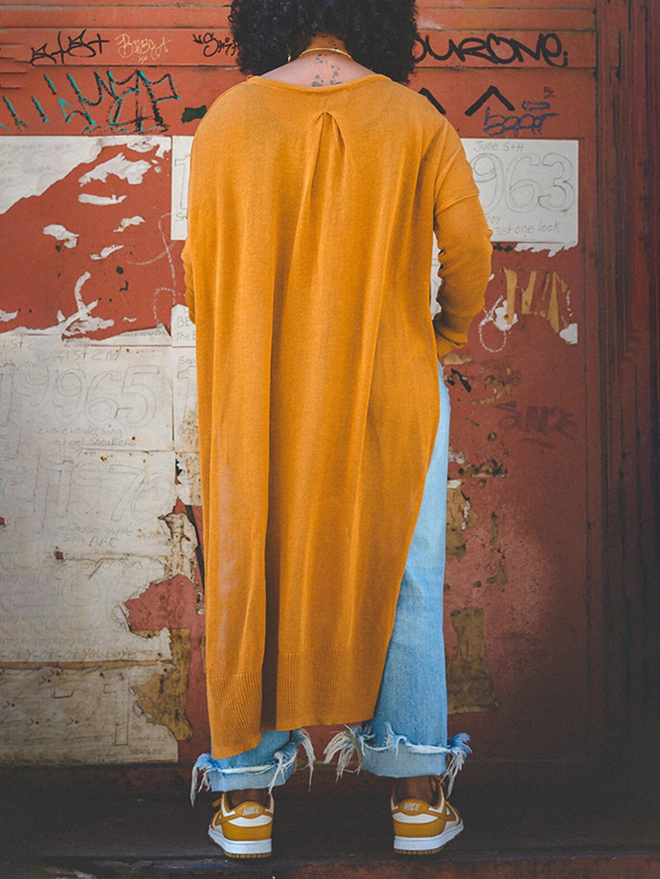 Stylish Asymmetrical Hem Split Top