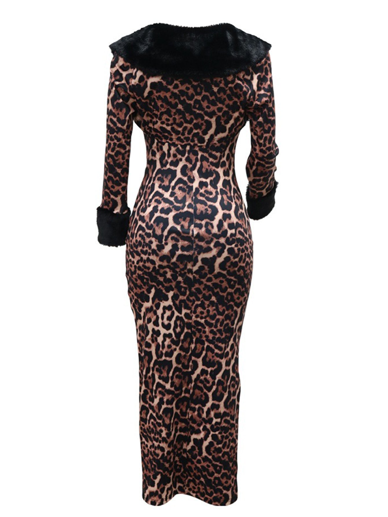 Chic Leopard Print Top & Dress Set