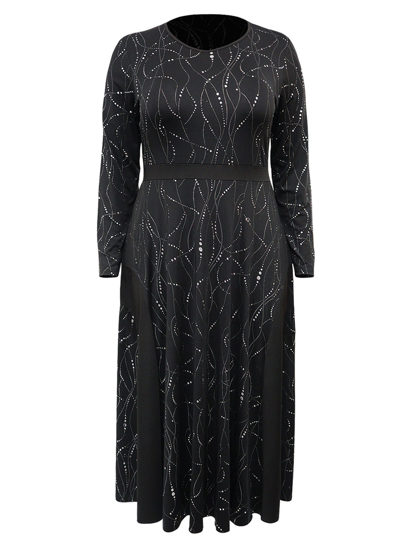 Fashion Figure Graphic A-line Dress