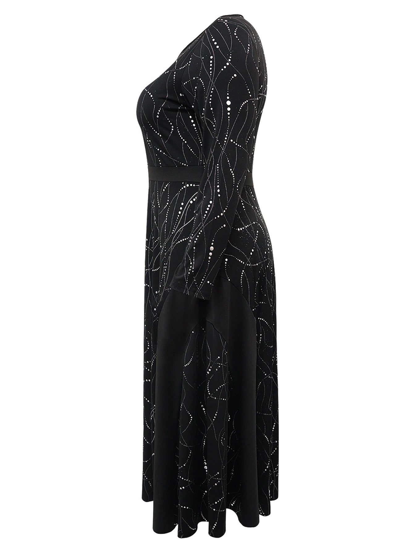 Fashion Figure Graphic A-line Dress