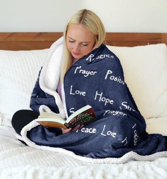 Love print soft and comfortable blanket