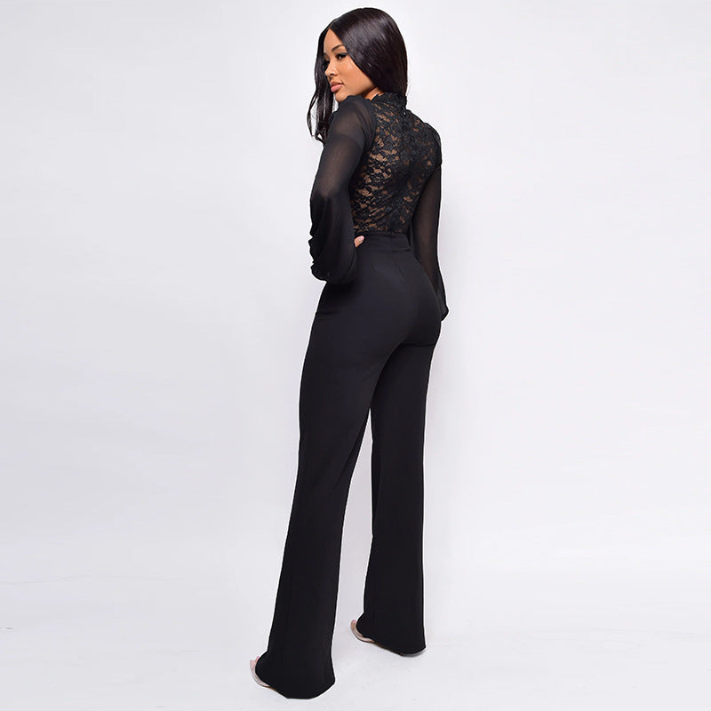 Women's Long-sleeved Jumpsuit