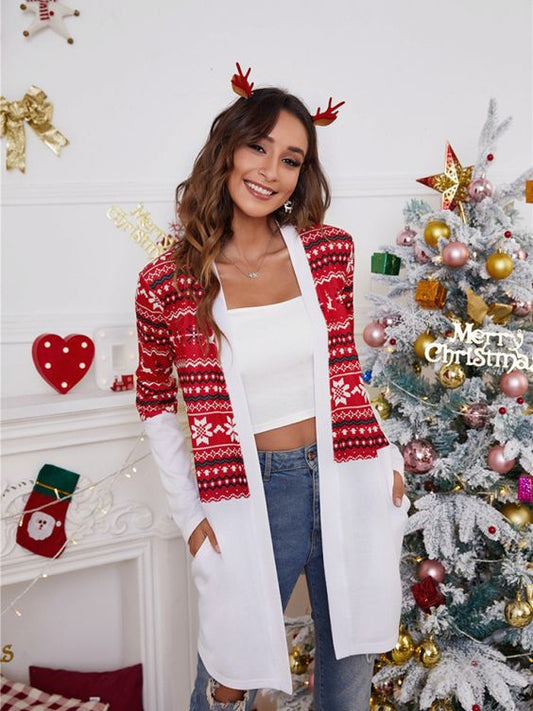 Ladies' Christmas Long Sleeved Jacket
