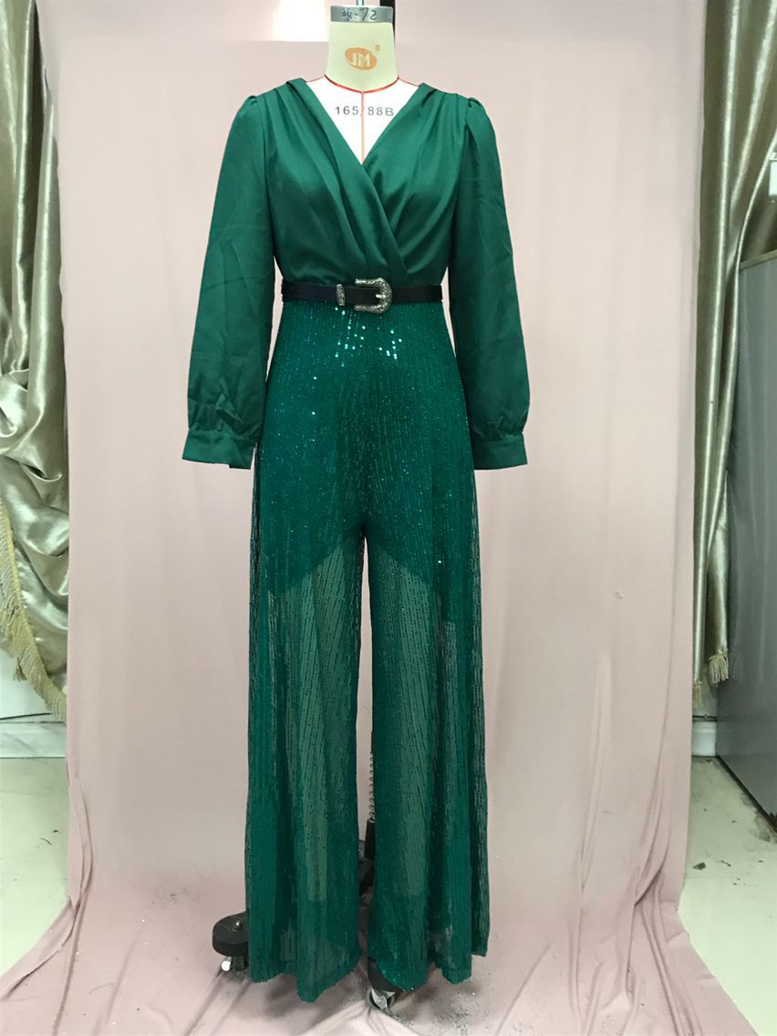 Elegant Sequined Jumpsuit