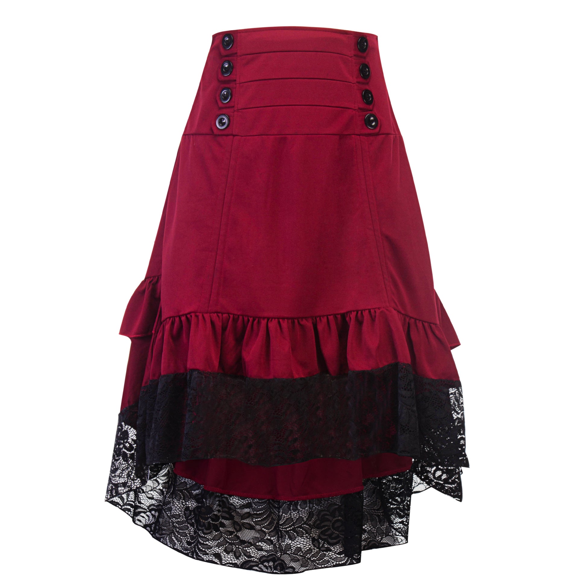 Womens Asymmetrical Lace Skirts