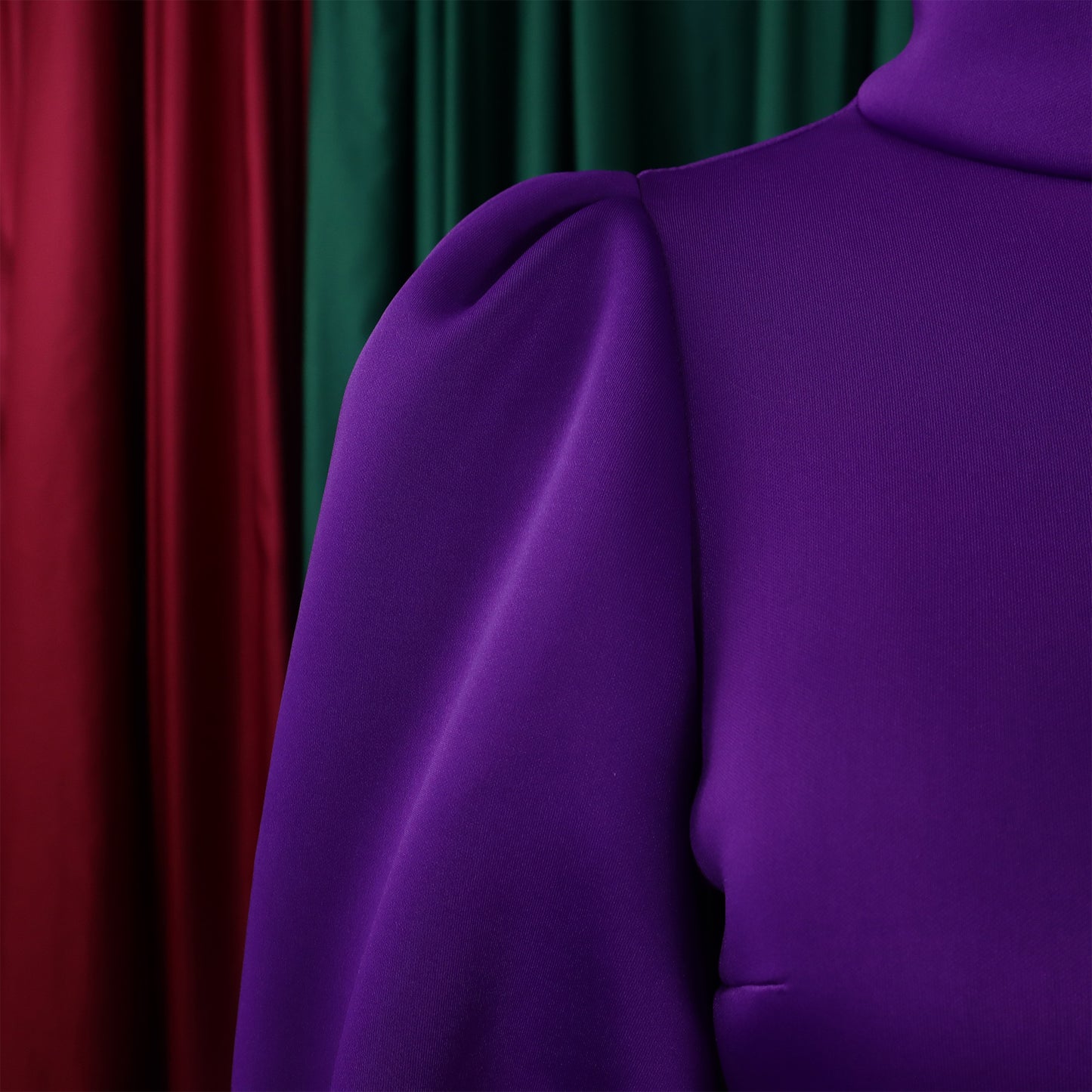 Temperament Socialite High Neck Waist Slimming A-Line Dress Dress