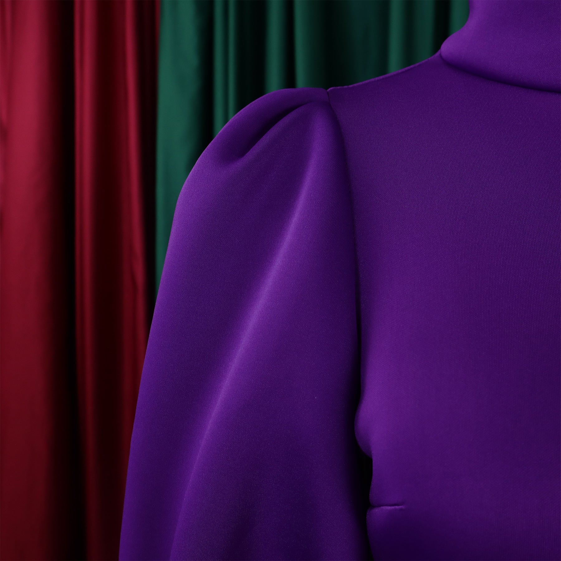 Temperament Socialite High Neck Waist Slimming A-Line Dress Dress