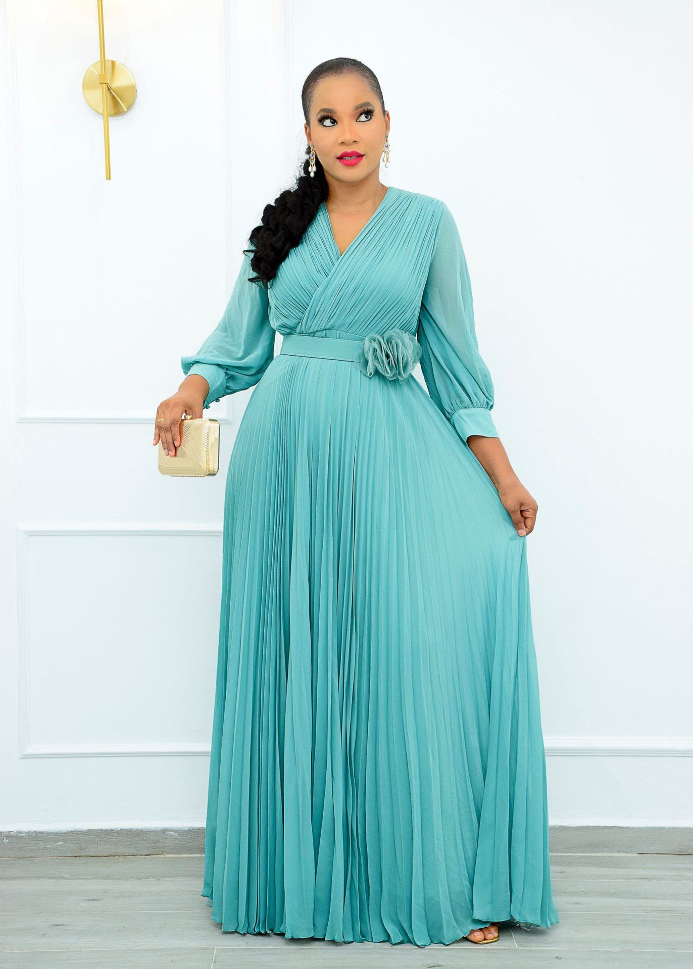 Temperament Commuting Fashionable Patchwork Dress