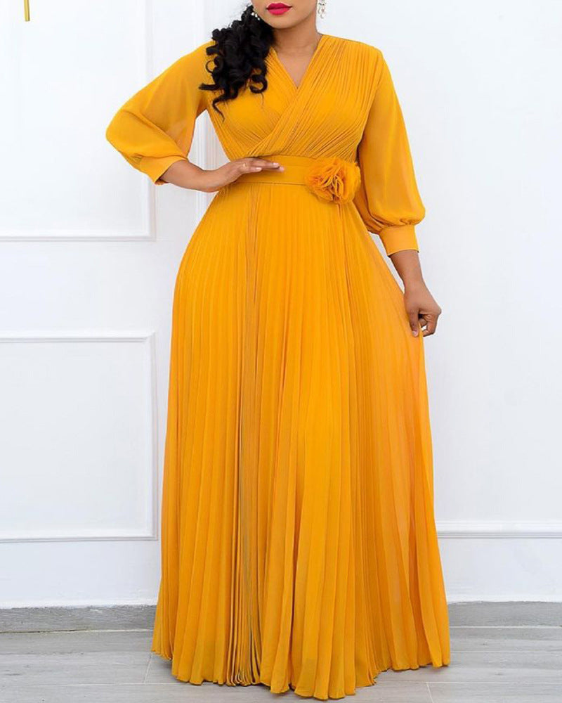 Temperament Commuting Fashionable Patchwork Dress