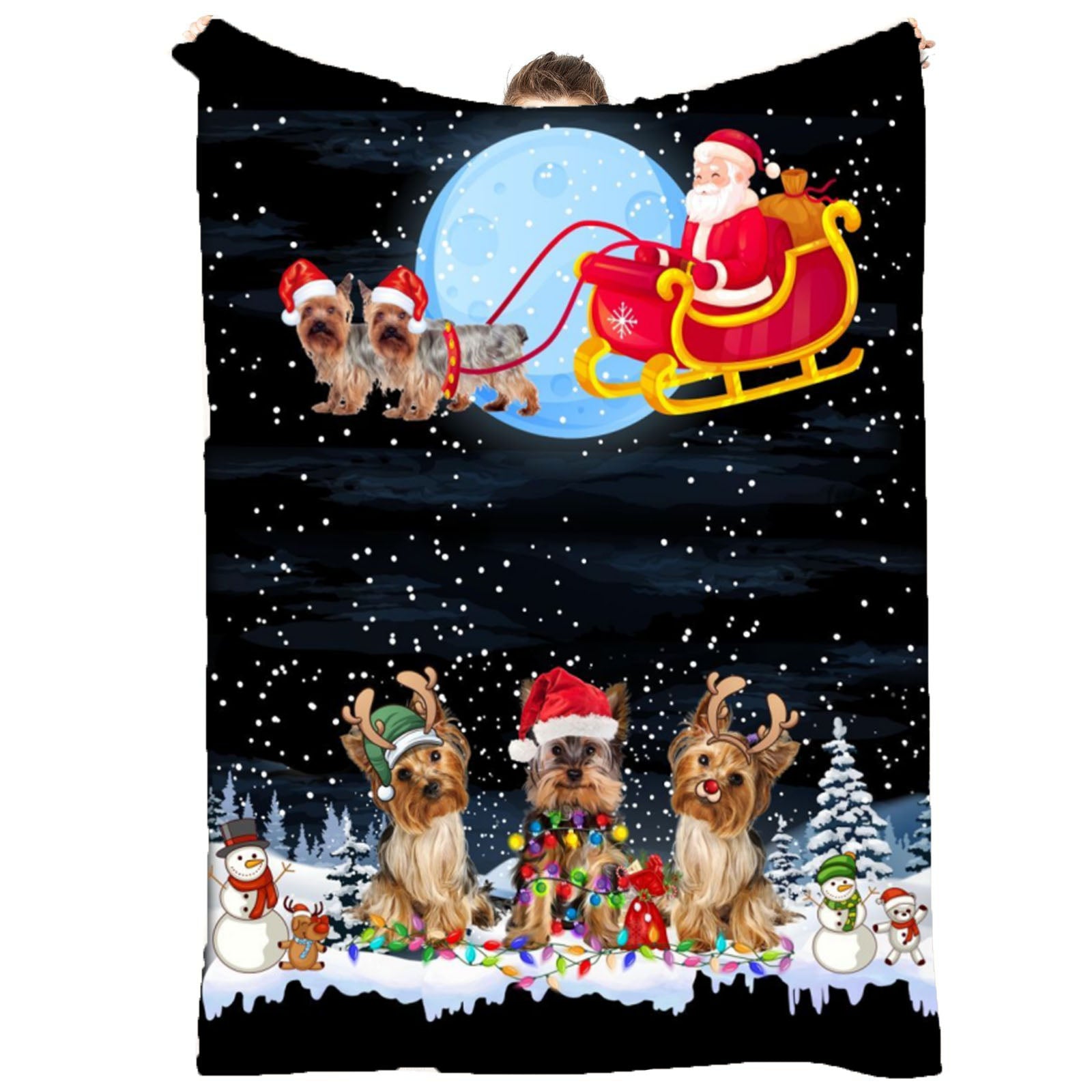 Fashionable And Casual Pet Print Home Blanket