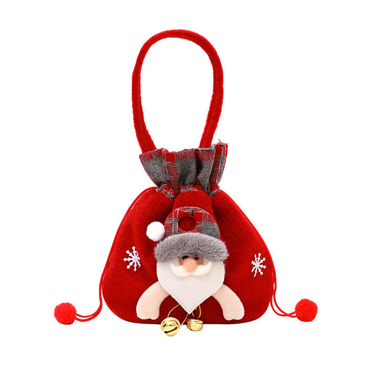 Christmas Eve Santa Claus Apple Bag