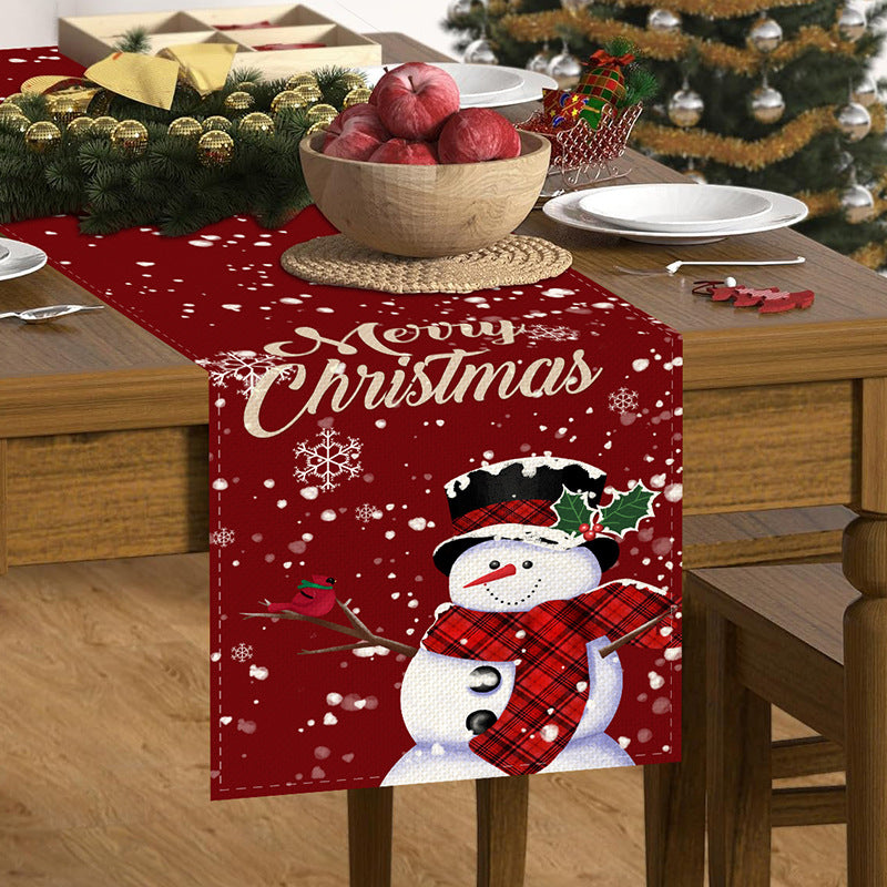 Christmas Print Table Runner