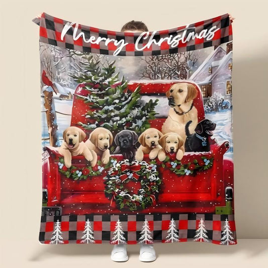 Fashionable And Casual Christmas Print Home Blanket