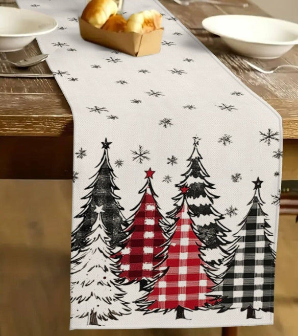 Christmas Print Table Runner