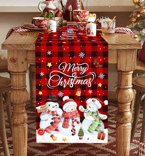 Christmas Print Table Runner