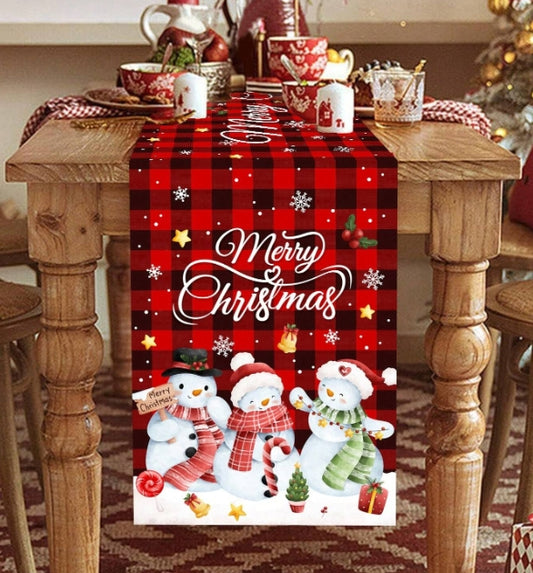 Christmas Print Table Runner